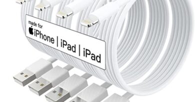 5 Pack (Apple MFi Certified) iPhone Charger 10 ft,Long Lightning Apple Charging Cables